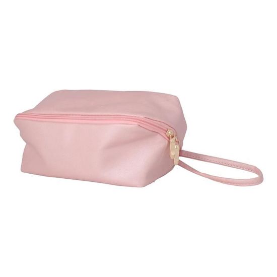 CIYODO Trousse Maquillage Côtelée Petite Et Légère Avec