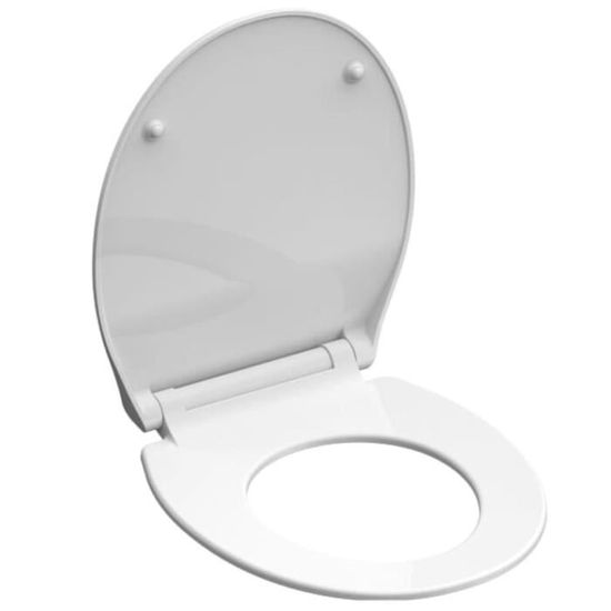 SCHÜTTE Siège de toilette SLIM WHITE Duroplast