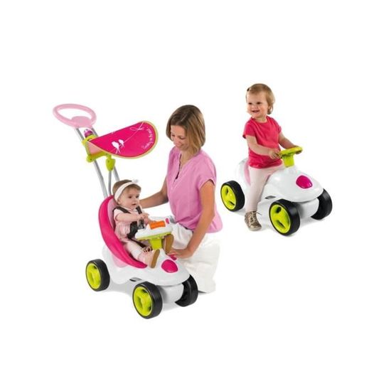 Smoby porteur bubble go rose sales