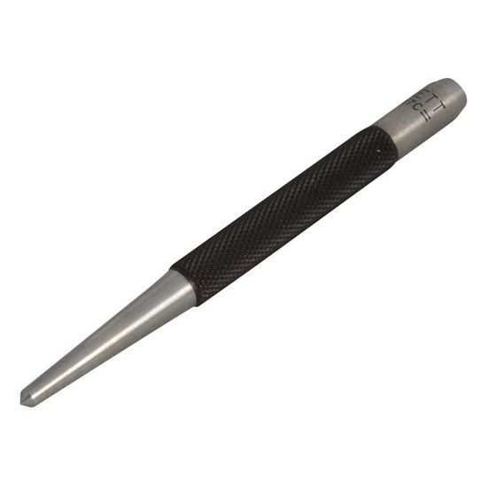 Starrett S816PC Prick & Center Punch Set - 5 Pieces With Knurled Grip & Plastic Case