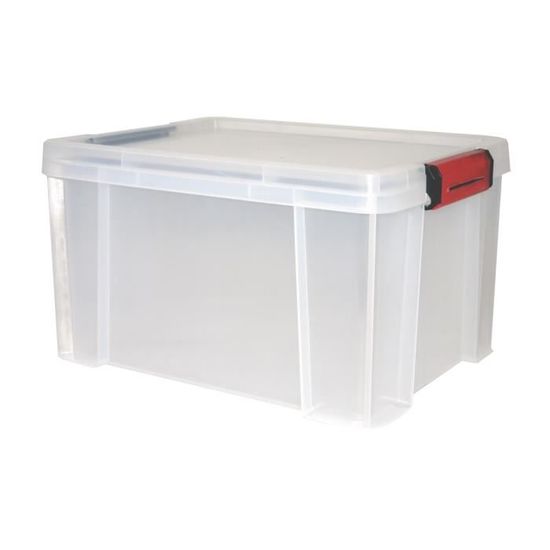 Sundis Boite De Rangement Avec Couvercle Clip N Store 17 L