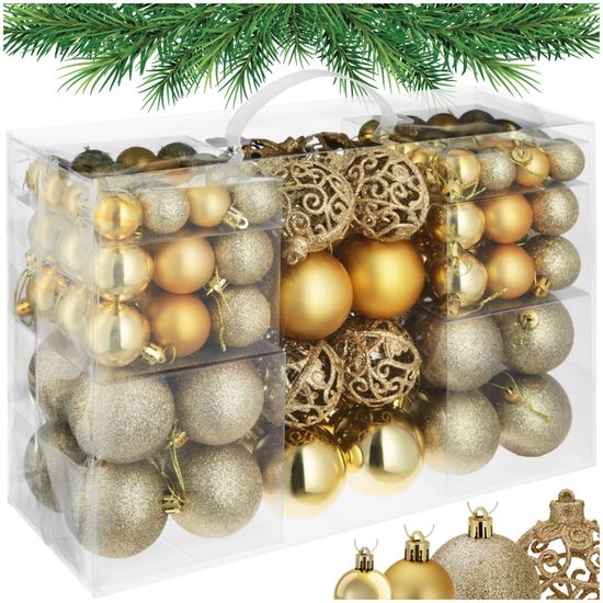 Lot De Boules De Noël Vintage – Petites Et Moyennes, Tour 18,5 Cm Et 14,5 Cm (lot De Boules De Noël Vintage Petite Et Moyenne , Tour :18,5 Cm 14,5 Cm)