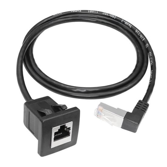 Câble D'extension Ethernet RJ45 3 Mètres - Mâle Vers Femelle, 1000 Mbps, Cat6, Pour PC, Console, Routeur