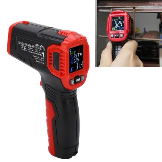 Thermomètre infrarouge, pistolet de température infrarouge