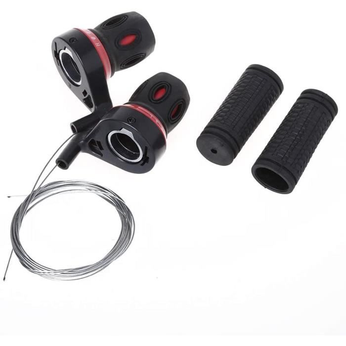 1 Paire Twist Bicycle Gear Shifters Vélo Poignée Vitesse Dérailleur Vélo Pièces _ Ti