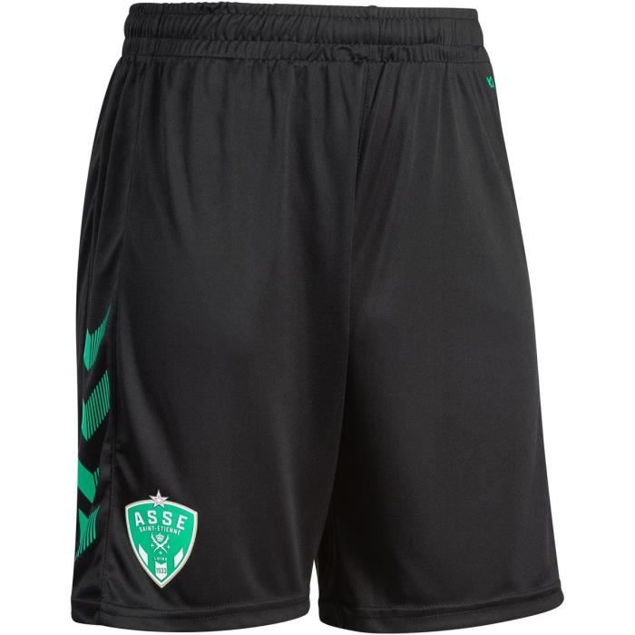 Short d'entraînement de Football HUMMEL AS Saint-Etienne 22/23 - Enfant - Noir