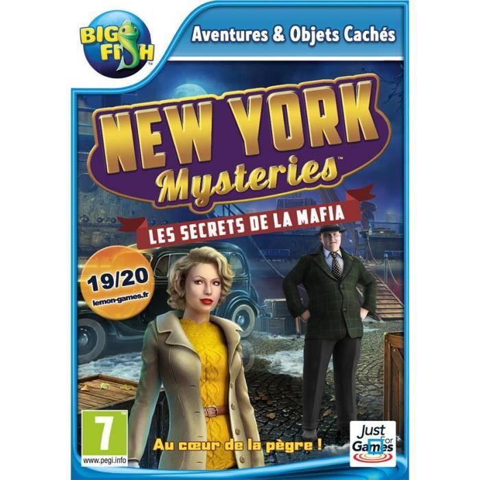 Just For Games New York Mysteries Les Secrets De La Mafia Jeu PC