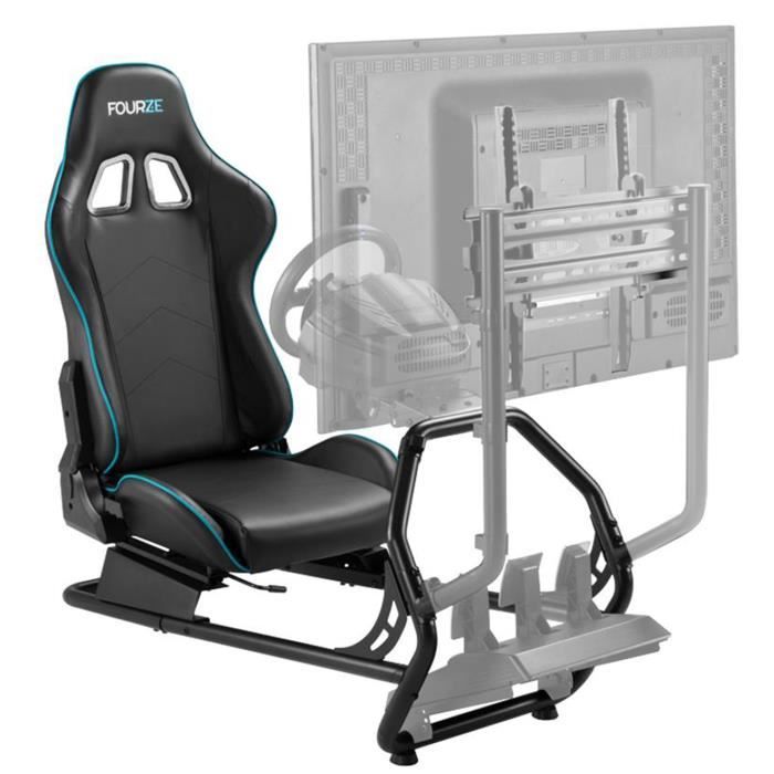 Siège réglable pour simulateur de course Gear4u - Cockpit pour volant gaming (sans support TV)