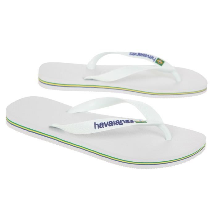 Tong homme blanche sale