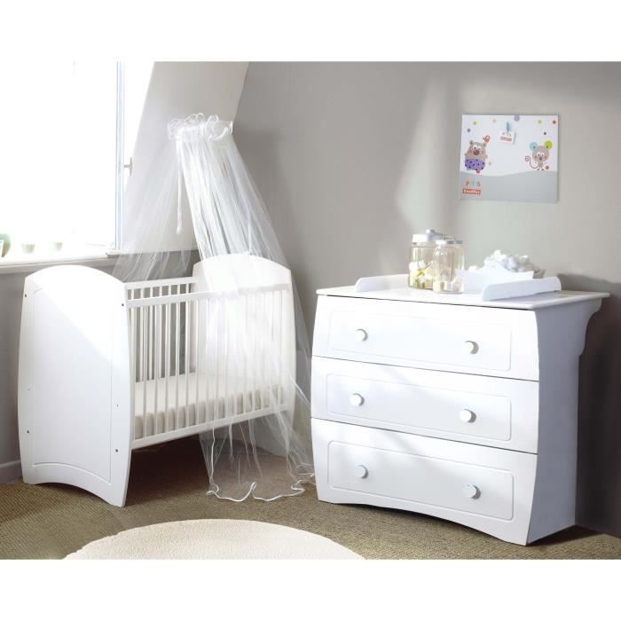Domiva Lit Bebe 120x60 Cm Commode Plan A Langer Achat