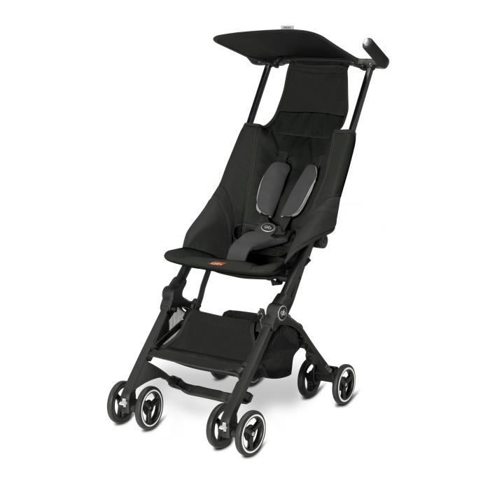 Gb Poussette Canne Pockit Monument Noir Monument Noir Achat