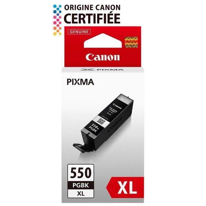 CANON Cartouche dencre PGI-550 XL grande capacité Noir (PGI550XL)