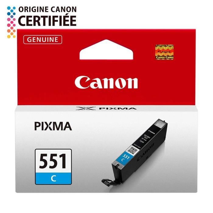 CANON Cartouche dencre CLI-551C Cyan