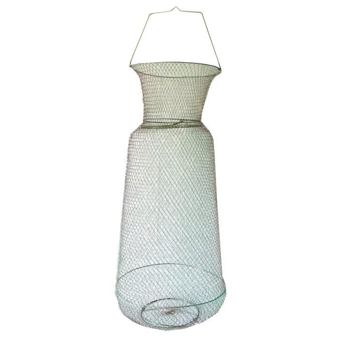 Bourriche Ronde Métal WATER QUEEN - Filet Pêche 30x40cm, Maille 7mm