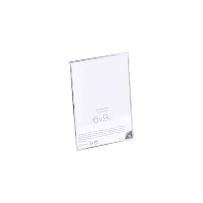Cadre Photo Magnétique En Acrylique Transparent | 6x9cm | Design Modulable Sans Cadre Visible