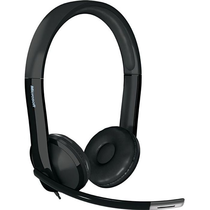 MICROSOFT LifeChat LX-6000 - Micro-casque filaire - Noir