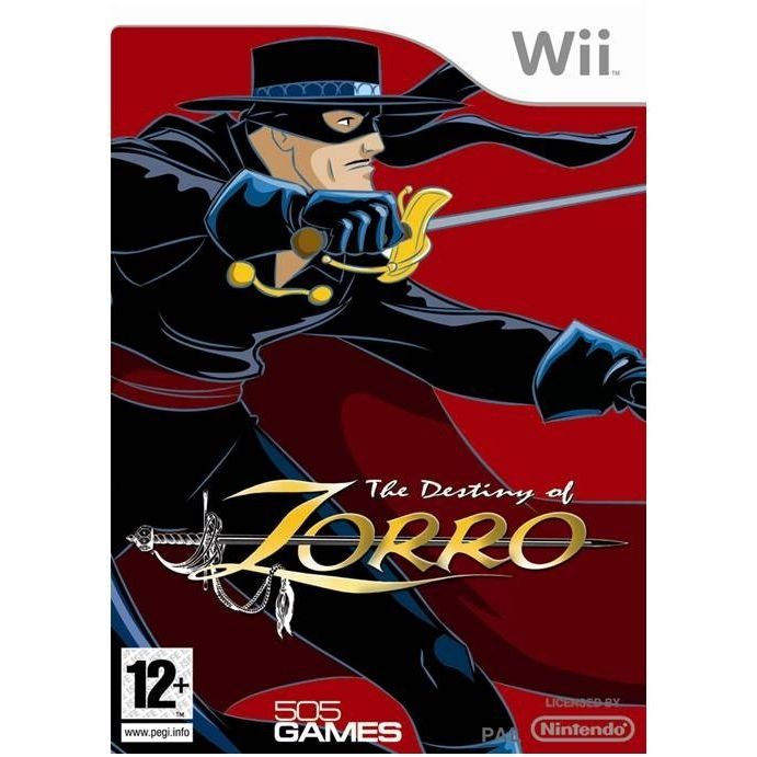 505 Games La Destinee De Zorro / Jeu Console Nintendo Wii