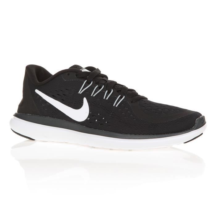 NIKE Chaussures Flex 2017 Rn Femme Noir Blanc Gris anthracite Cdiscount Sport