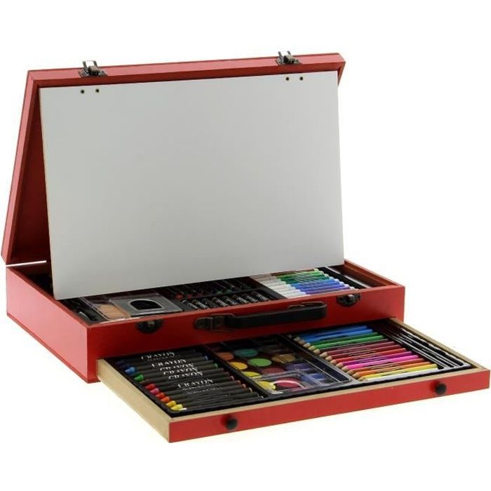 MALLETTE DESSIN / PEINTURE CHEVALET 112 PCS