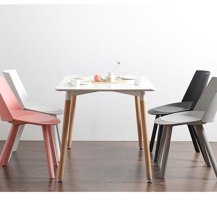 Table à manger Scandinave Design pour 4-6 personnes Rectangle Bois - Cuisine, Salon, Bureau,salle à manger L110 cm