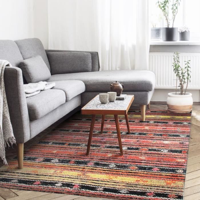 Tapis VINTAGE IN&OUTDOOR LINES 120x170 rouge