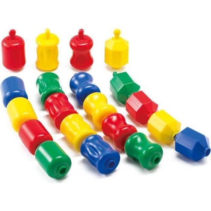 Sachet de 32 perles clics.