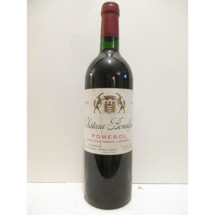 pomerol château bonalgue rouge 1996 - bordeaux