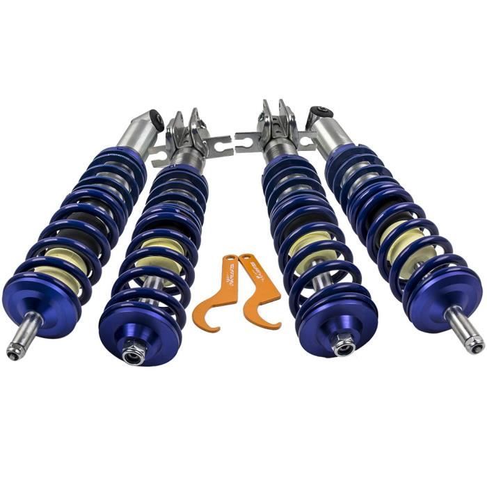 Combinés Filetés Amortisseur Avant + Arrière pour VW Golf I 17/Golf I Cabriolet 155 /Jetta I 16/ Scirocco 53 53B