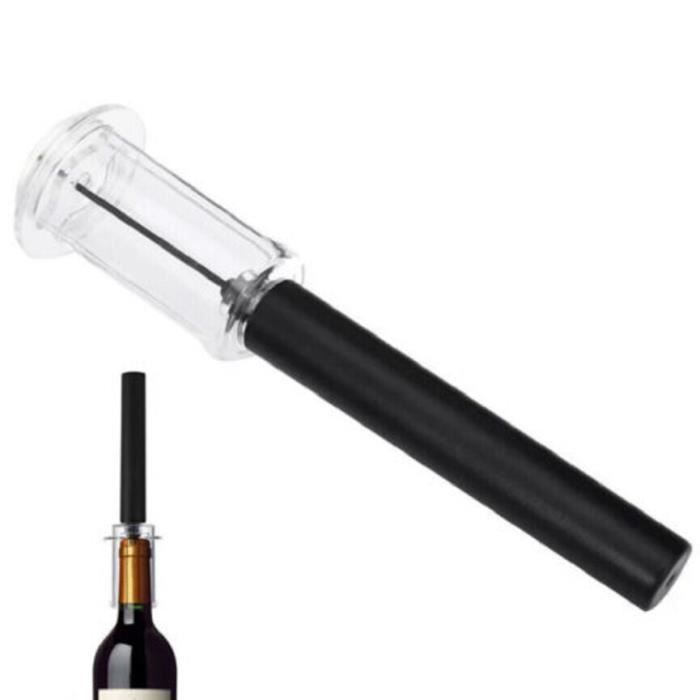 Ouvre bouteille en acier inoxydable, tire bouchon, pompe à Air facile, pratique~Black*XE4275