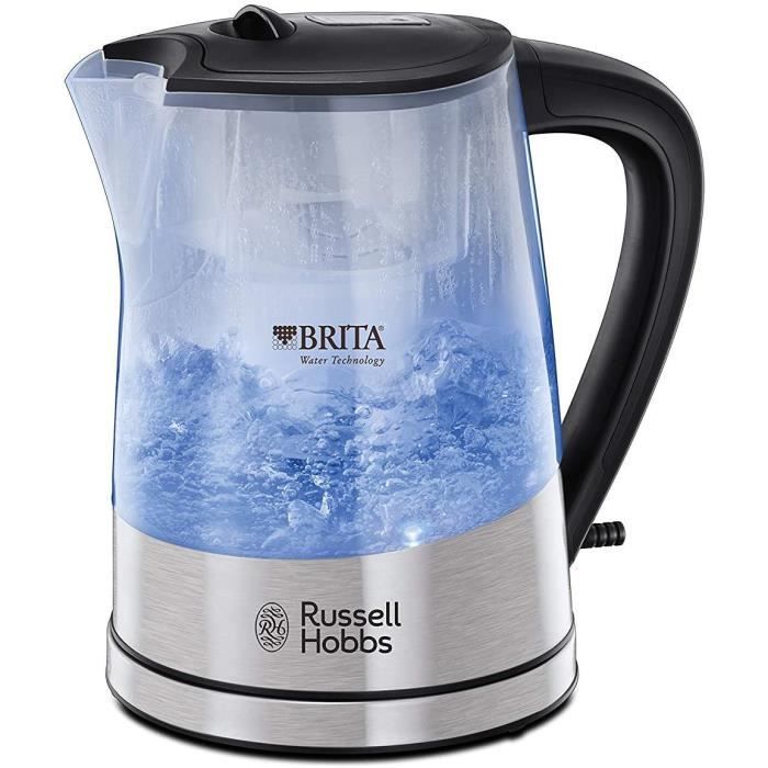 bouilloire electrique Russell Hobbs Bouilloire Filtrante 1,5L, Cartouche Filtre à Eau Brita Maxtra Inclus - 22850-70 Clar204