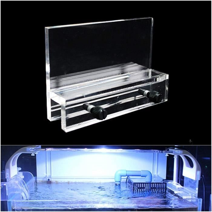MonsterShop Aquarium de 300 litres, Kits et Accessoires de Démarrage, Graviers Blanc, Meuble Blanc, d’Une Dimension Totale de 174