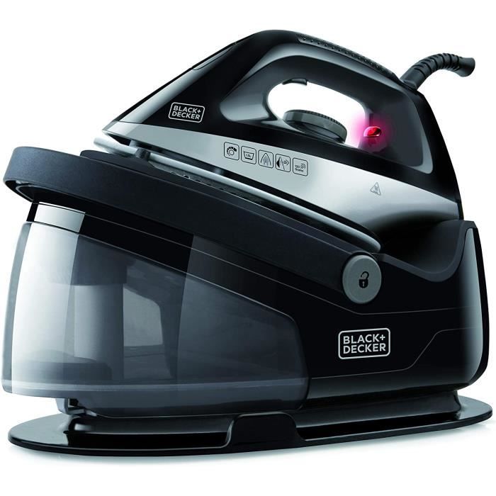 Centrale Vapeur, Débit de vapeur de 120g/min, réservoir 1.4L, chauffage rapide, semelle en céramique BLACK+DECKER BXSS22000E