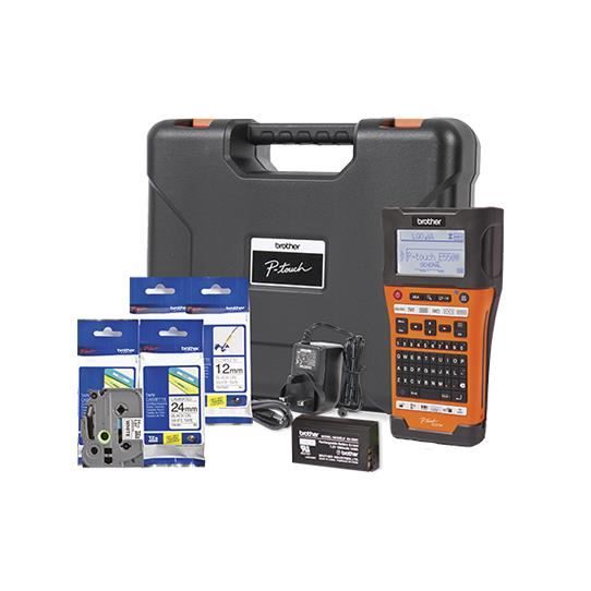 Brother PT-E550WSP, Transfert thermique, 180 x 360 DPI, 30 mm-sec, 1,8 cm, 2,4 cm, Justify, Droite, Centre, Gauche