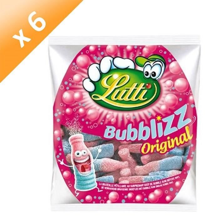LUTTI Guimauves fantaisies Bubblizz Original - 6 x 175 g