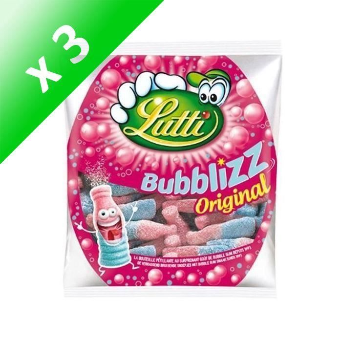 LUTTI Guimauves fantaisies Bubblizz Original - 175 g (Lot de 3)