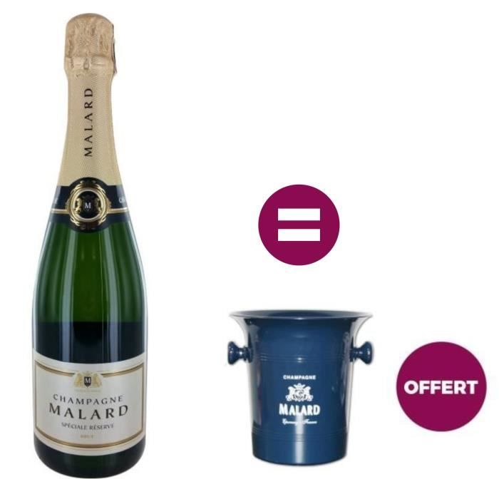 Champagne Malard Réserve Spéciale + Seau à glace offert