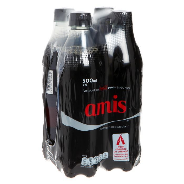 Coca Cola zéro 4 x 50 cl