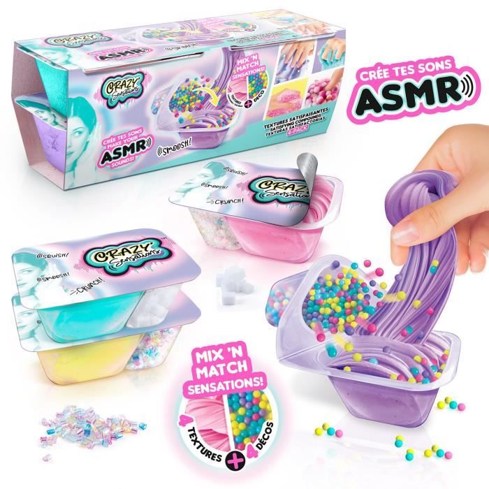 CRAZE Sensations ASMR Kit de 4 textures satisfaisantes