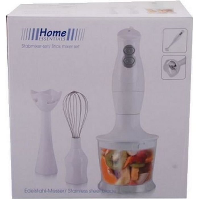 MIXER A SOUPE PLONGEANT AVEC BOL HACHOIR A AIL MIXEUR CUISINE BATTEUR FOUET ELECTRIQUE