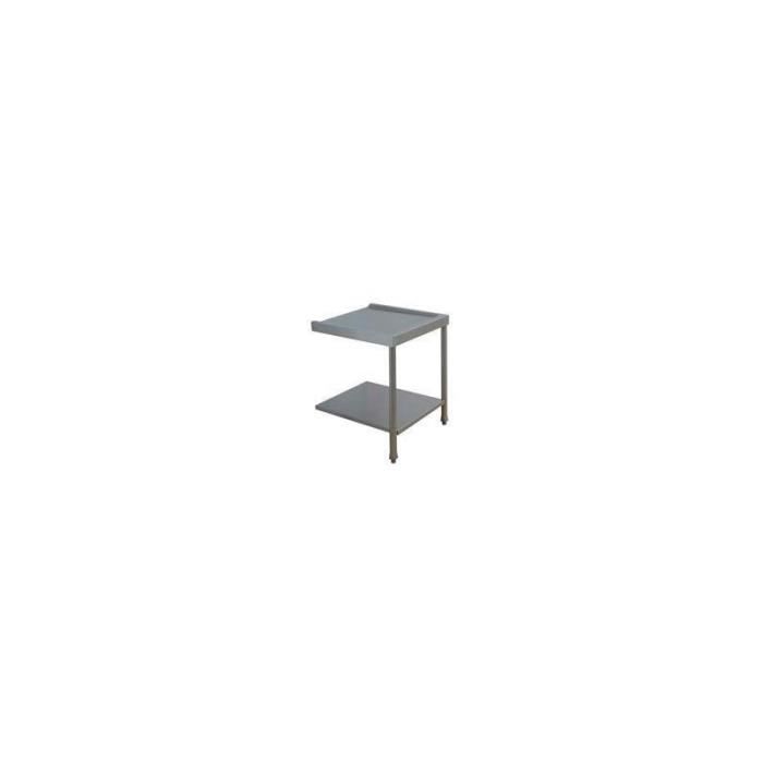 Table entrée/sortie pour machine à panier 500 x 500 ou 600 x 500