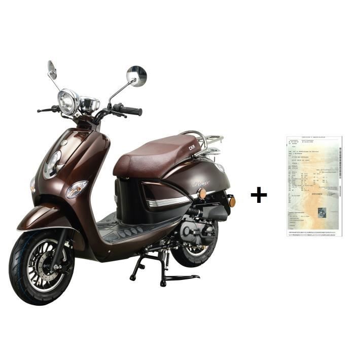 Scooter CKA REMIX MARRON 50cc 4T+ CARTE GRISE