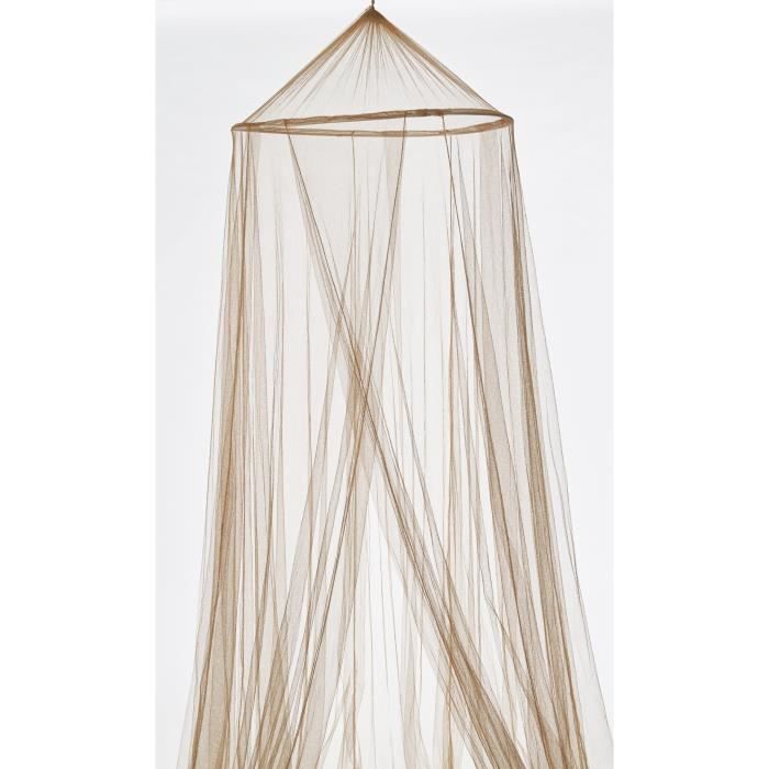 Moustiquaire ciel de lit - 60x250x1200 cm - Taupe