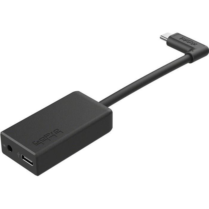 GOPRO AAMIC-001 Adaptateur de micro 3,5 mm Pro (HERO5 Black/HERO5 Session/HERO6 Black)