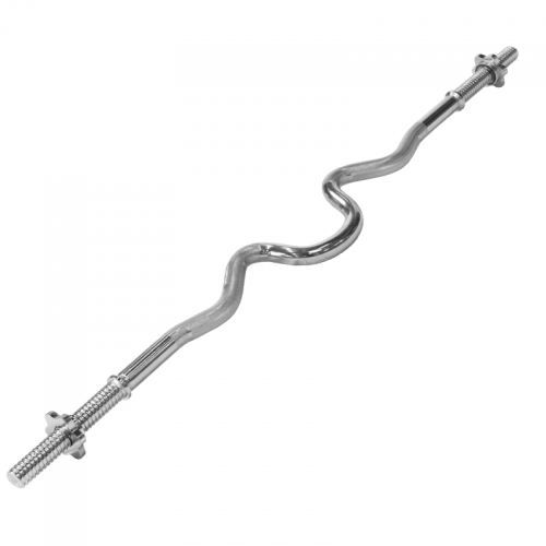Barre Super Curl avec bagues de serrage en forme d'étoile 120cm