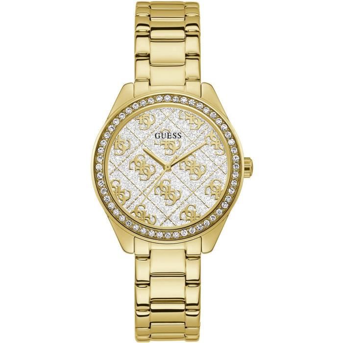 GUESS Guess Woman Watch - SUGAR Gold Femme 37mm Doré Quartz Montre GW0001L2