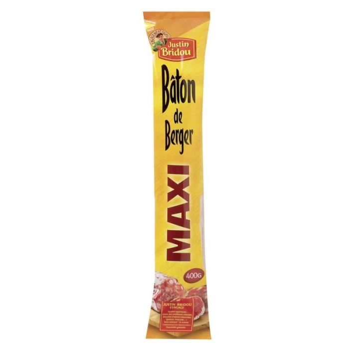 JUSTIN BRIDOU Bâton de Berger - Maxi -Saucisson 400g