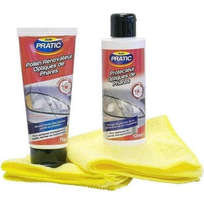 AUTO PRATIC Kit de renovation optiques de phares