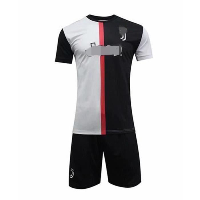Nouveau Maillot et Shorts de Football Cristiano Ronaldo NO.7 Juventus 19/20 Homme
