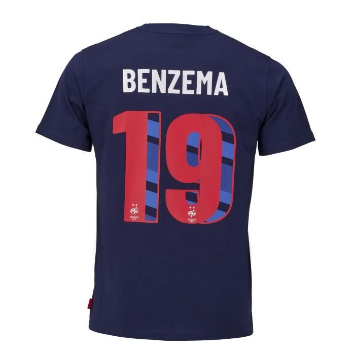 T-shirt FFF - Benzema - Collection officielle Equipe de France de Football