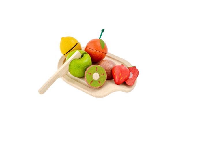 PLAN TOYS Jeu en bois Assortiment de Fruits